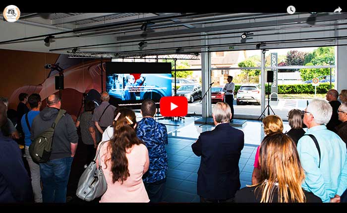 Vidéaste entreprise en Yvelines, vidéaste reporter entreprise Yvelines, reportage vidéo soirée d’entreprise Renault à Mantes-la-Ville pour lancement nouvelle Megane électrique