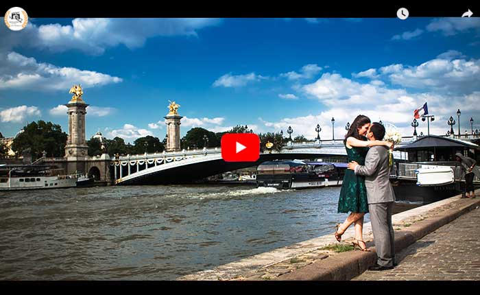 Vidéaste Paris, vidéaste engagement Paris, vidéo d'engagement avant mariage à Paris