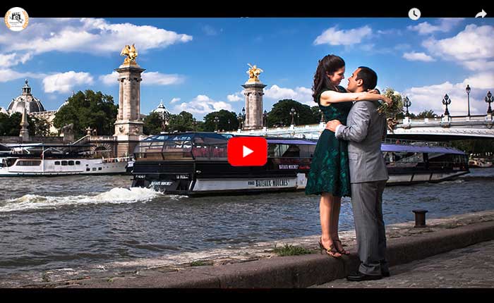 Cadeau vidéo couple, cadeau séance vidéo de couple à Paris