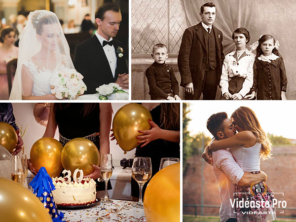 Tarifs pour montages vidéo hommage pour la famille