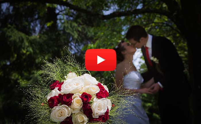 Vidéaste mariage dans les Yvelines – séance couple de mariés au Domaine de la Tour Duval, naturelle, élégante et romantique