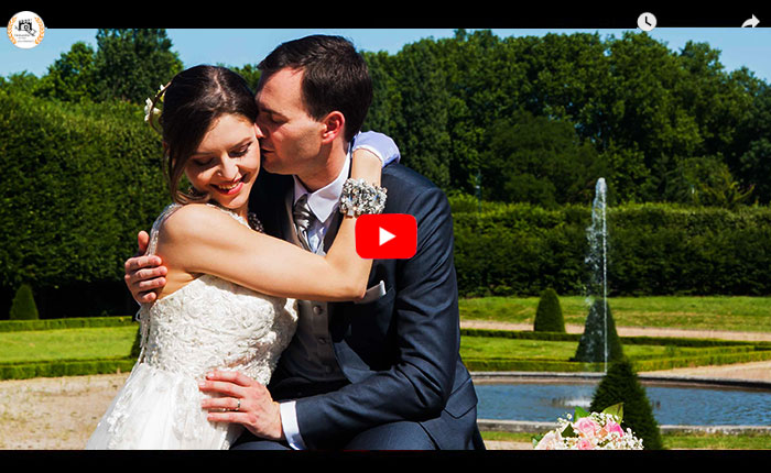 Vidéaste mariage dans les Yvelines – séance couple de mariés au château de Maisons‑Laffitte, naturelle, élégante et romantique