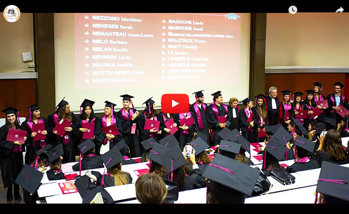 Vidéaste d'entreprise à Paris réalisant des reportages vidéo corporate pour des remises de diplômes