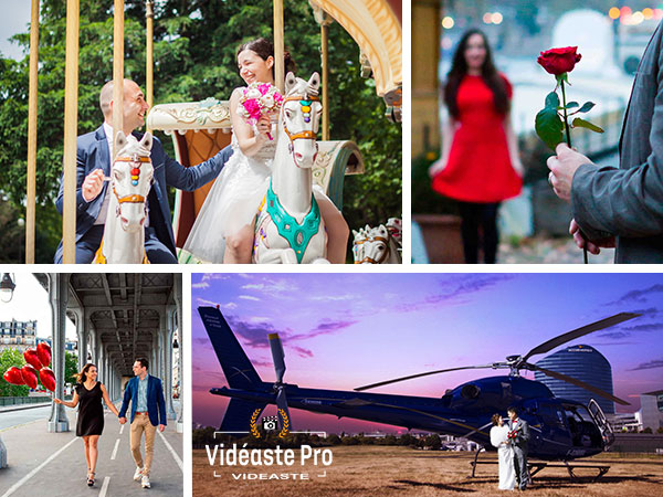 Tarifs vidéaste de couple pour séances vidéo et options photo